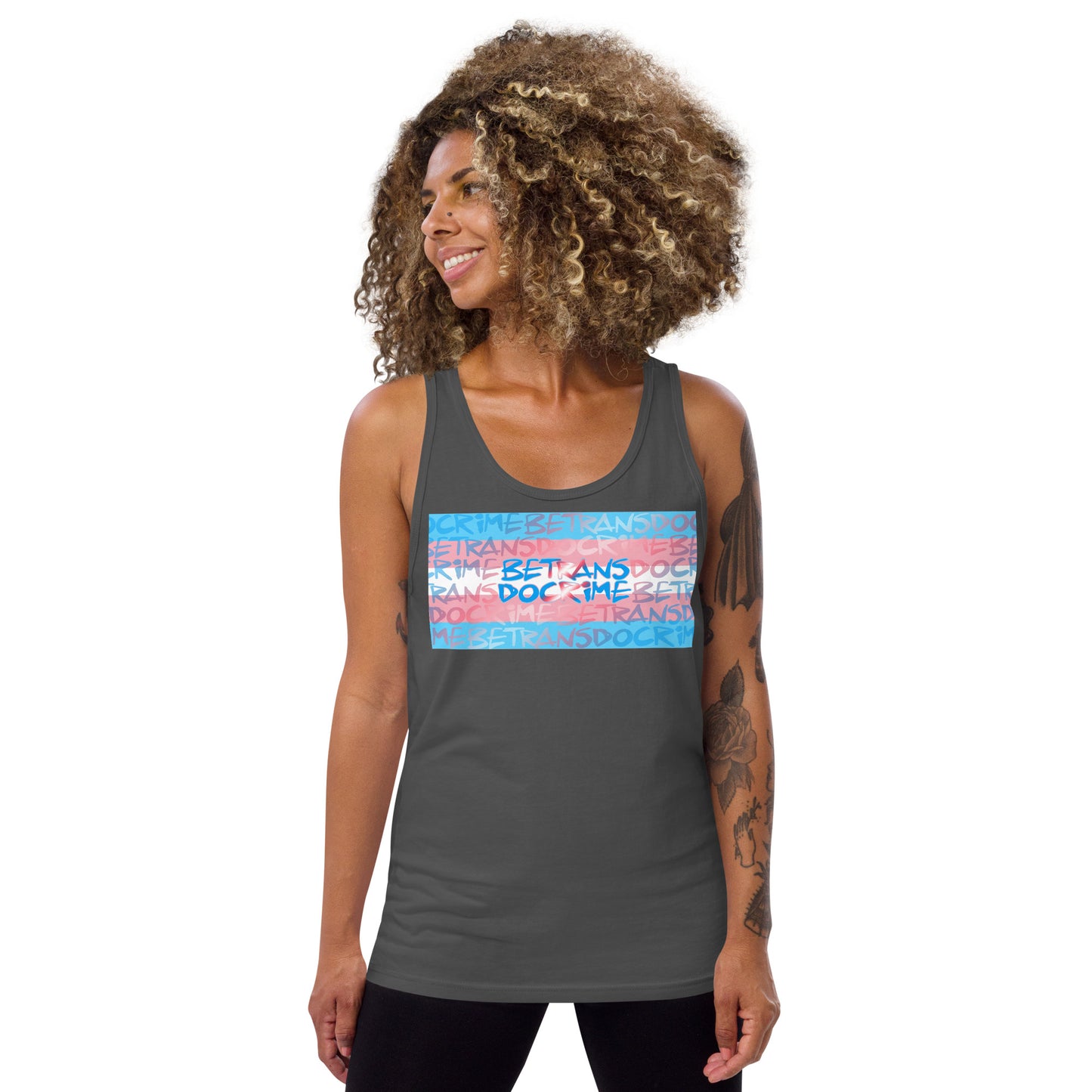 Be Trans Do Crime Trans Flag Pride - Unisex Tank Top