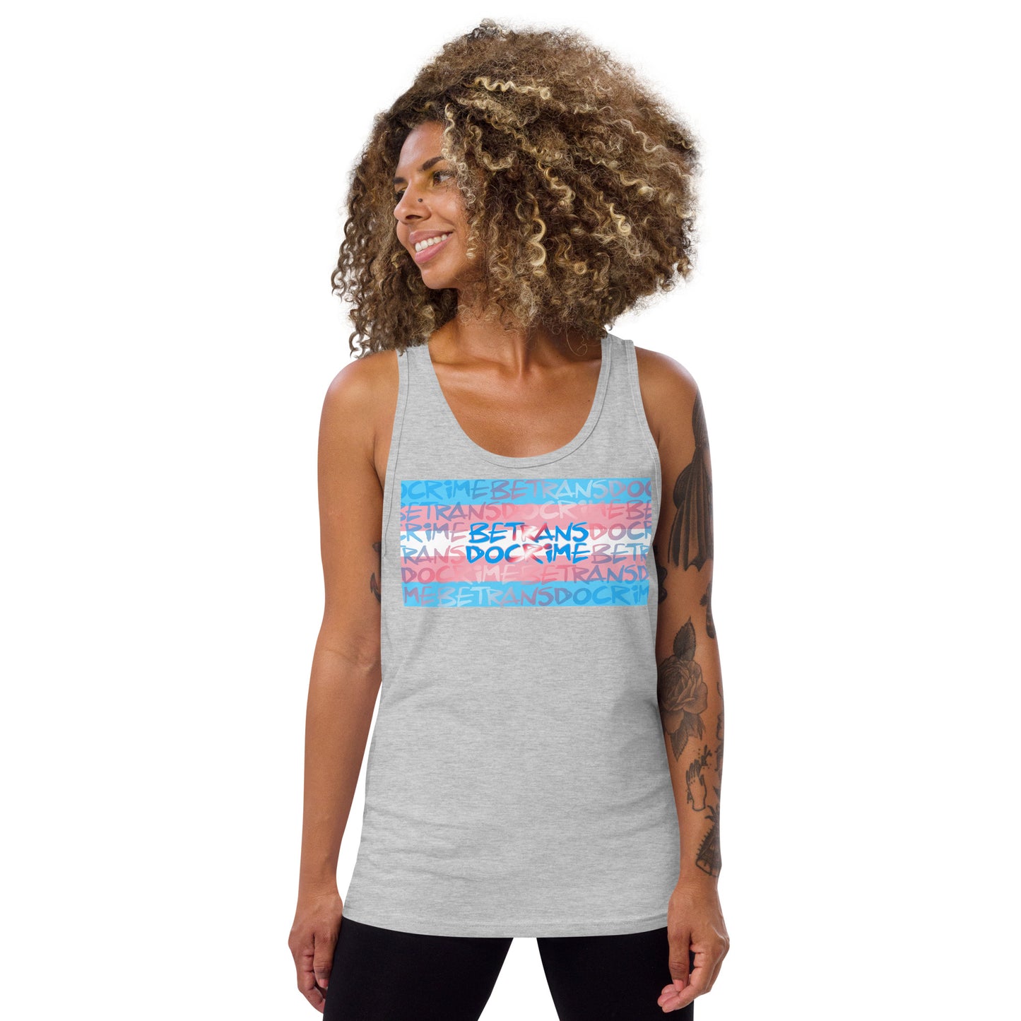 Be Trans Do Crime Trans Flag Pride - Unisex Tank Top