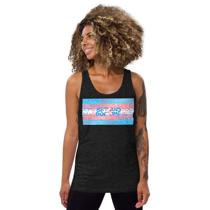 Be Trans Do Crime Trans Flag Pride - Unisex Tank Top