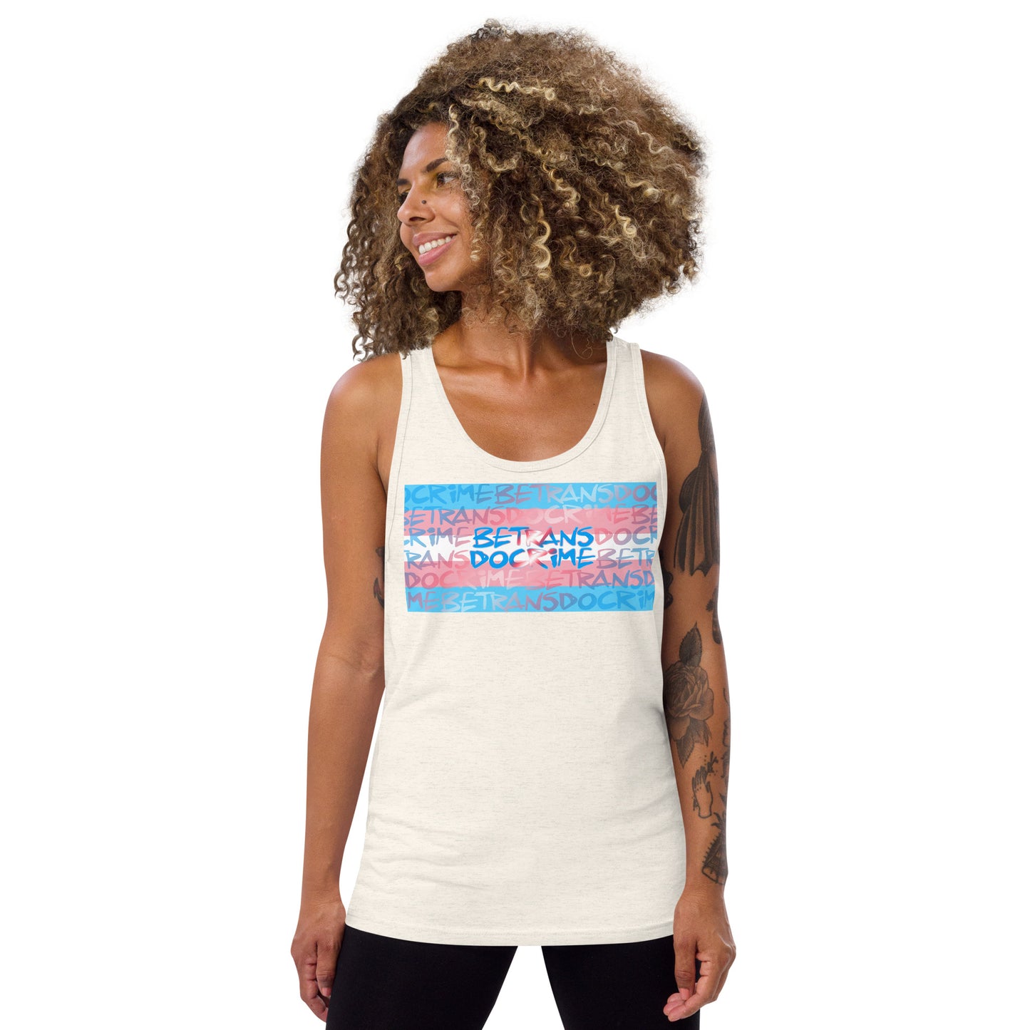 Be Trans Do Crime Trans Flag Pride - Unisex Tank Top