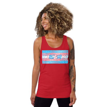 Be Trans Do Crime Trans Flag Pride - Unisex Tank Top