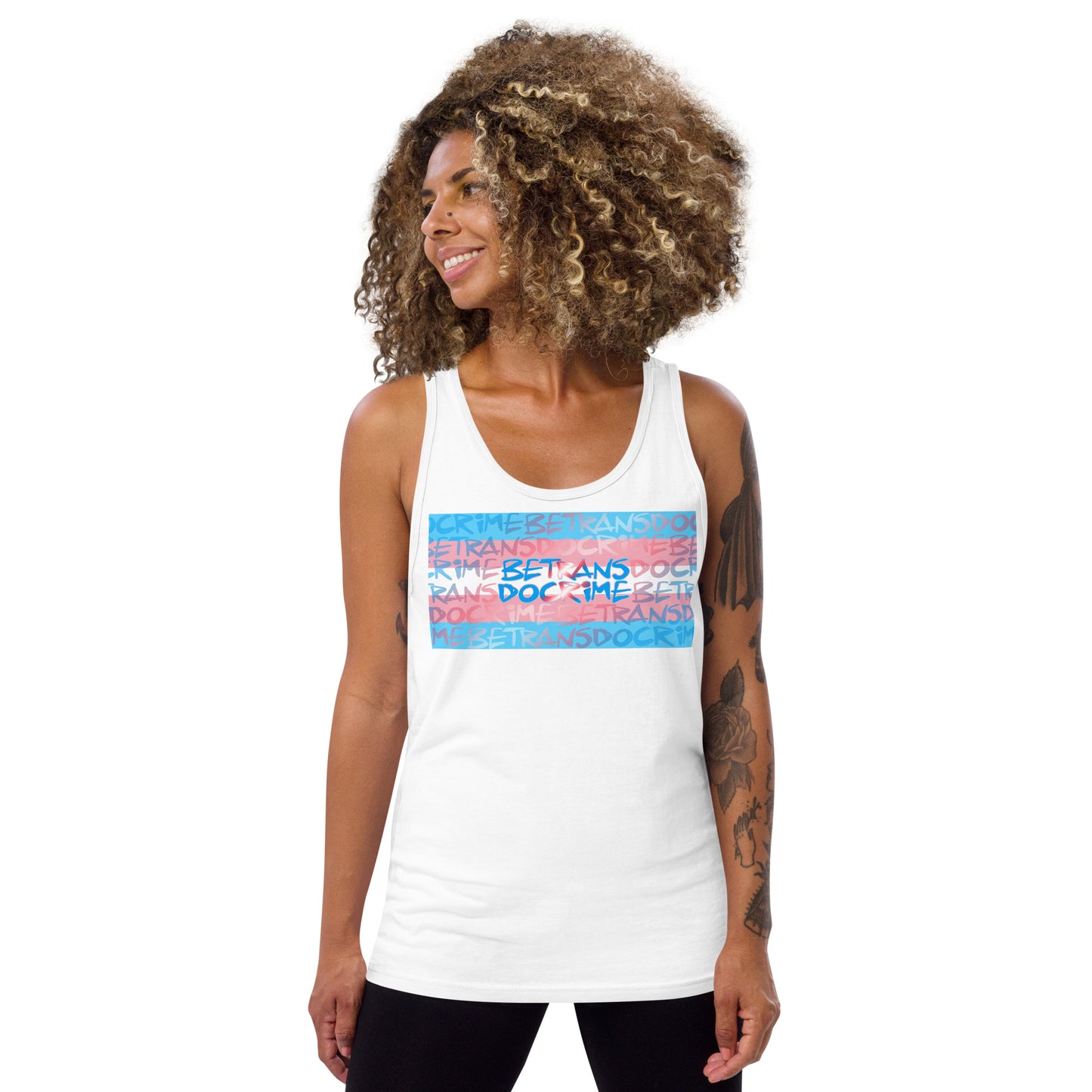 Be Trans Do Crime Trans Flag Pride - Unisex Tank Top