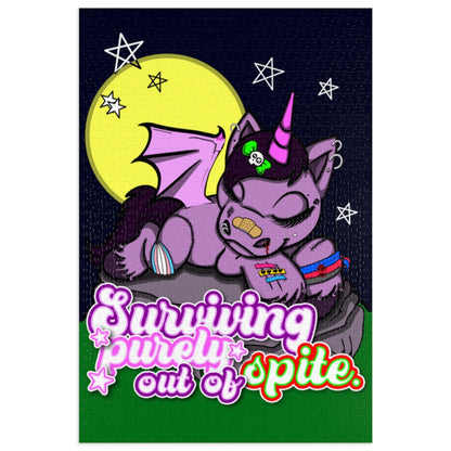 The Gothicorn Surviving Purely Out Of Spite - 1000 Piece Jigsaw Puzzle