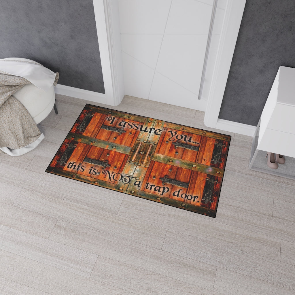 Not A Trap Door Heavy Duty Outdoor Welcome Mat