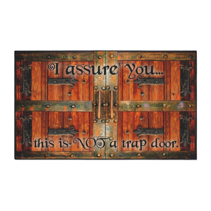 Not A Trap Door Heavy Duty Outdoor Welcome Mat