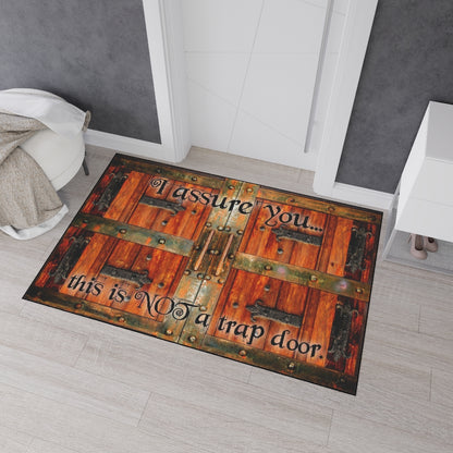 Not A Trap Door Heavy Duty Outdoor Welcome Mat