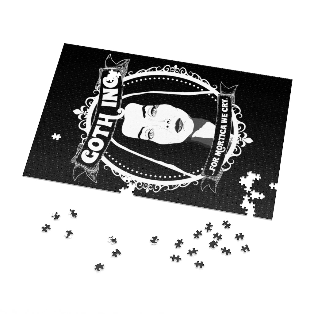 Goth Inc. - Morticia - 1000 Piece Jigsaw Puzzle