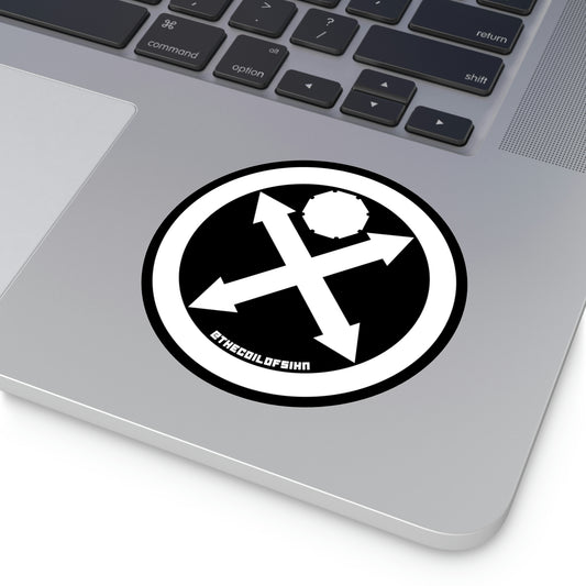 The Coil Of Sihn Logo - 2in. thru 6in. - Round Vinyl Stickers