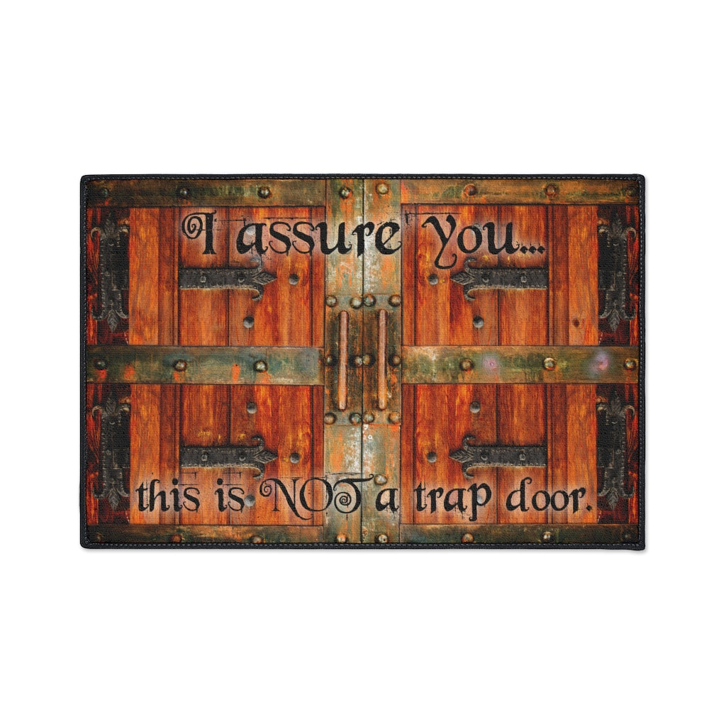 Not A Trap Door Heavy Duty Outdoor Welcome Mat