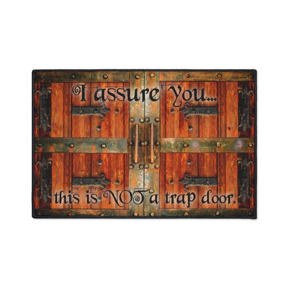 Not A Trap Door Heavy Duty Outdoor Welcome Mat