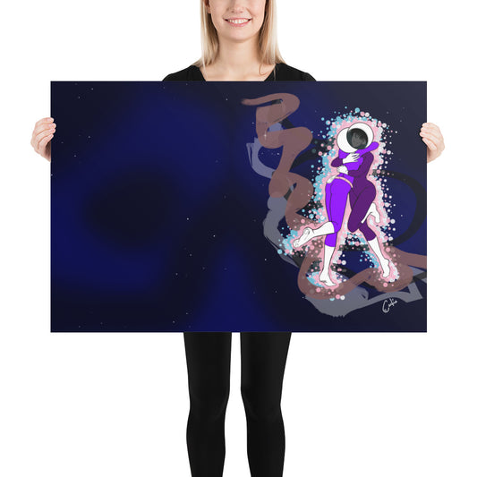 The Cosmos Of Us - Cover Art - Our Intricate Embrace (Landscape) - 36"x24" - Value Photo Paper Poster