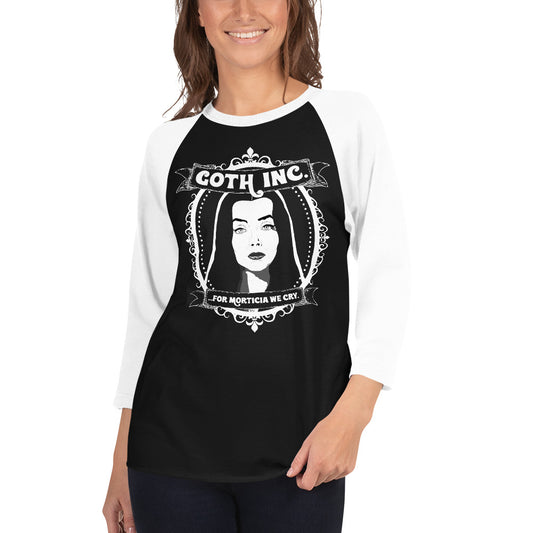 Goth Inc. - Morticia - Unisex - Raglan Dark Color T-Shirt