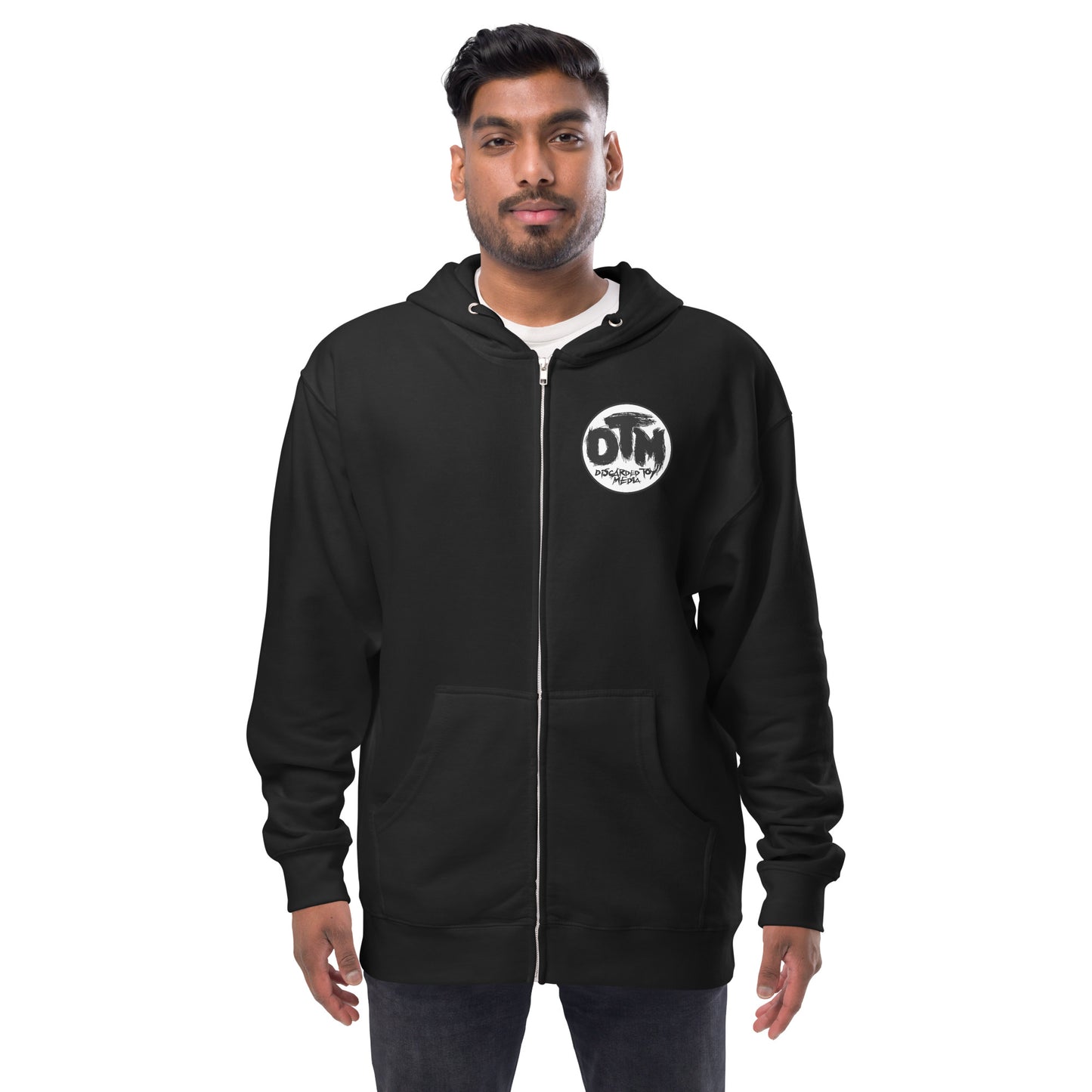 Goth Inc. - Gomez/DTM Logo - Unisex - Fleece Zip Hoodie