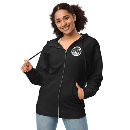 Goth Inc. - Gomez/DTM Logo - Unisex - Fleece Zip Hoodie