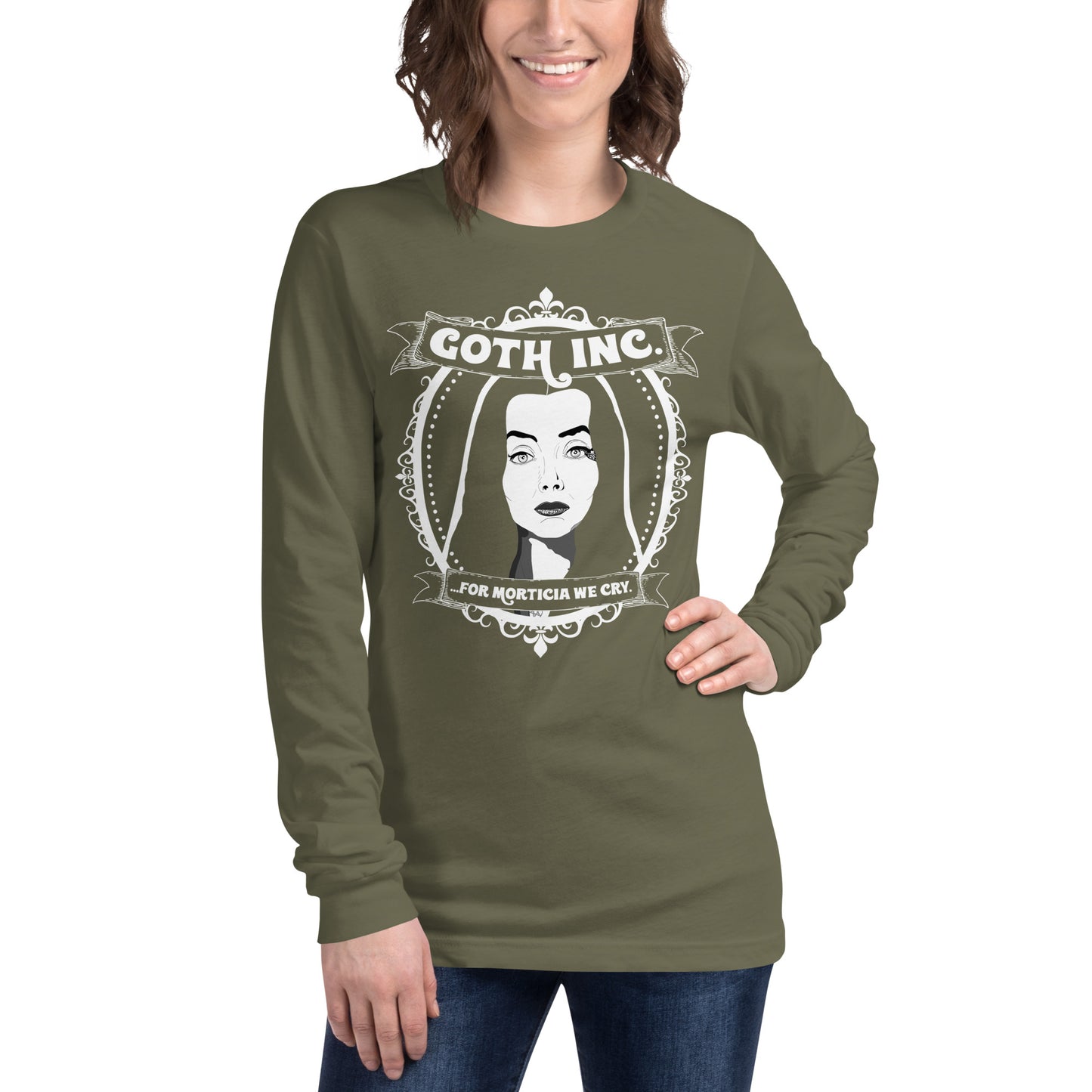 Goth Inc. - Morticia - Unisex - Long Sleeve Tee